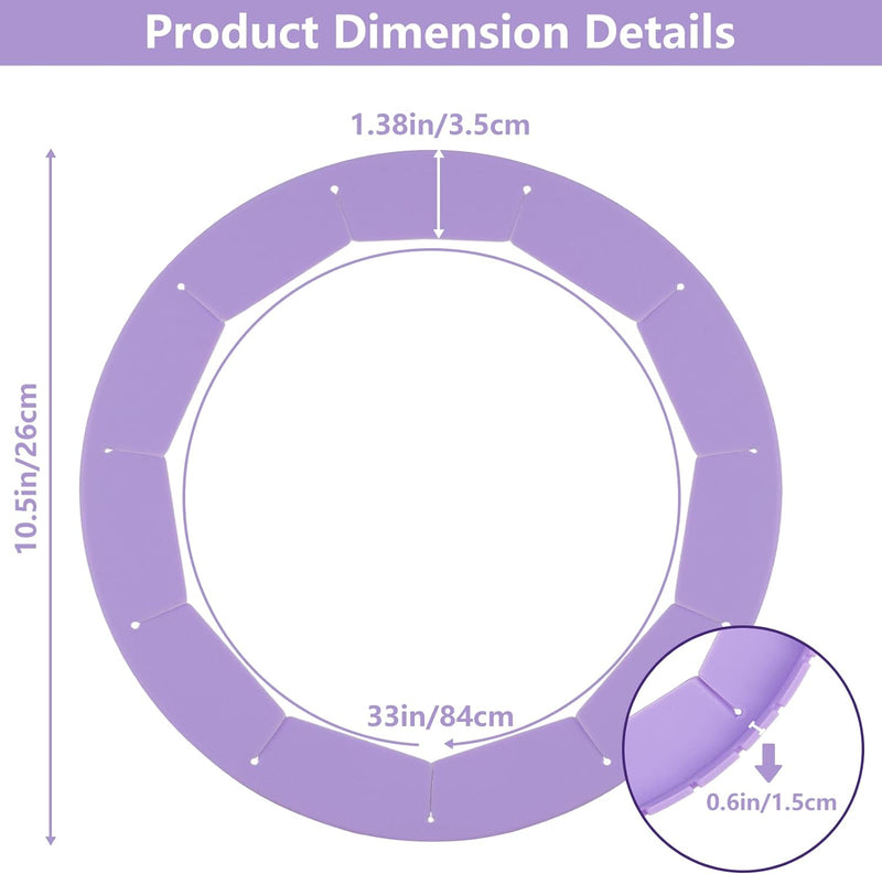 Silicone Pie Shield - 2 Pack Adjustable Bake Crust Protector for 8-105 Pie Pans