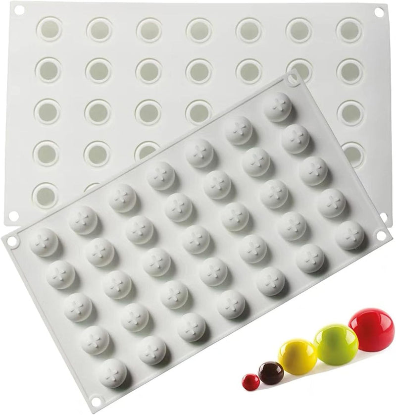 AFINSEA 3D Silicone Baking Molds for Cakes - 8-Cavity