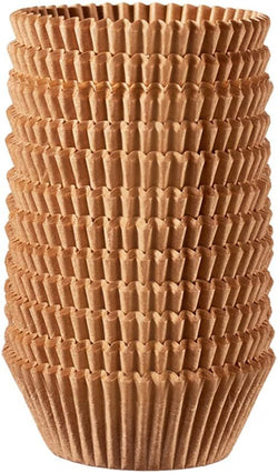 500Pcs Kraft Cupcake Liners - Food Grade  Grease-Proof Baking Cups