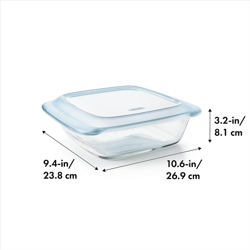 OXO Good Grips Glass 1.6 Qt Loaf Baking Dish with Lid