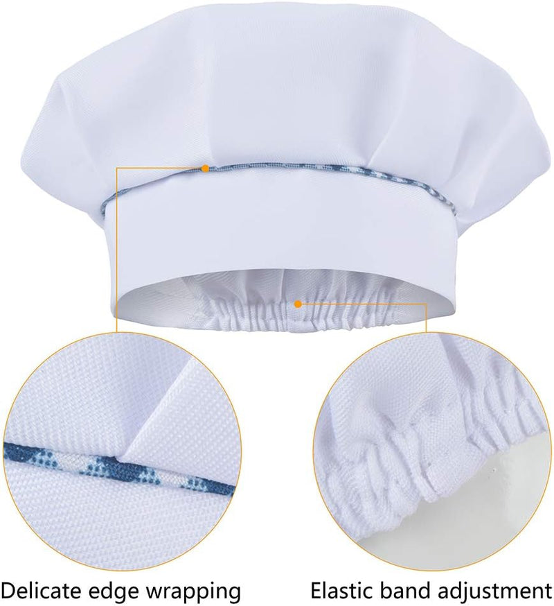 Kids Chef Apron and Hat Set for Cooking Baking and Painting