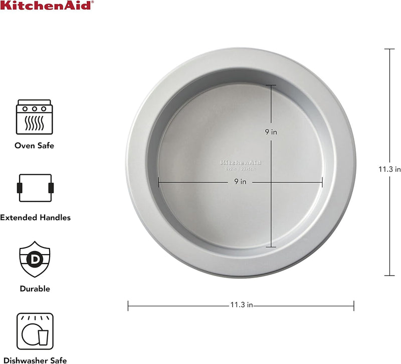 KitchenAid Nonstick 9x5-inch Loaf Pan - Aluminized Steel - Silver