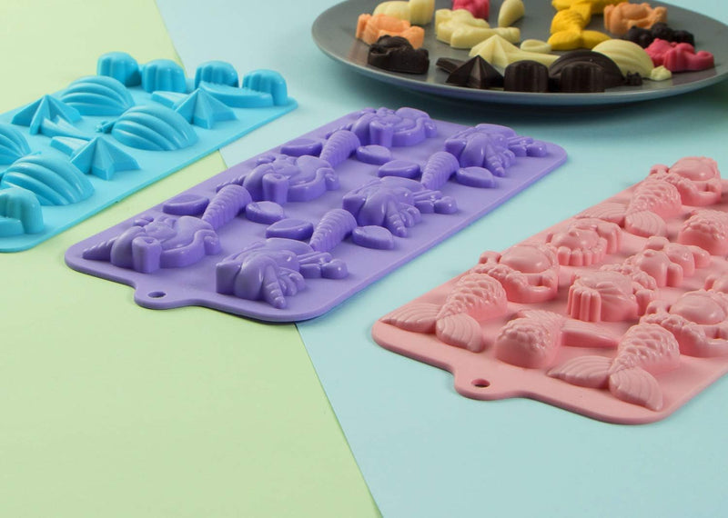 Webake Baby Molds - Bite Size Silicone Candy  Gummy Mould for Baby Shower Cake Decorating