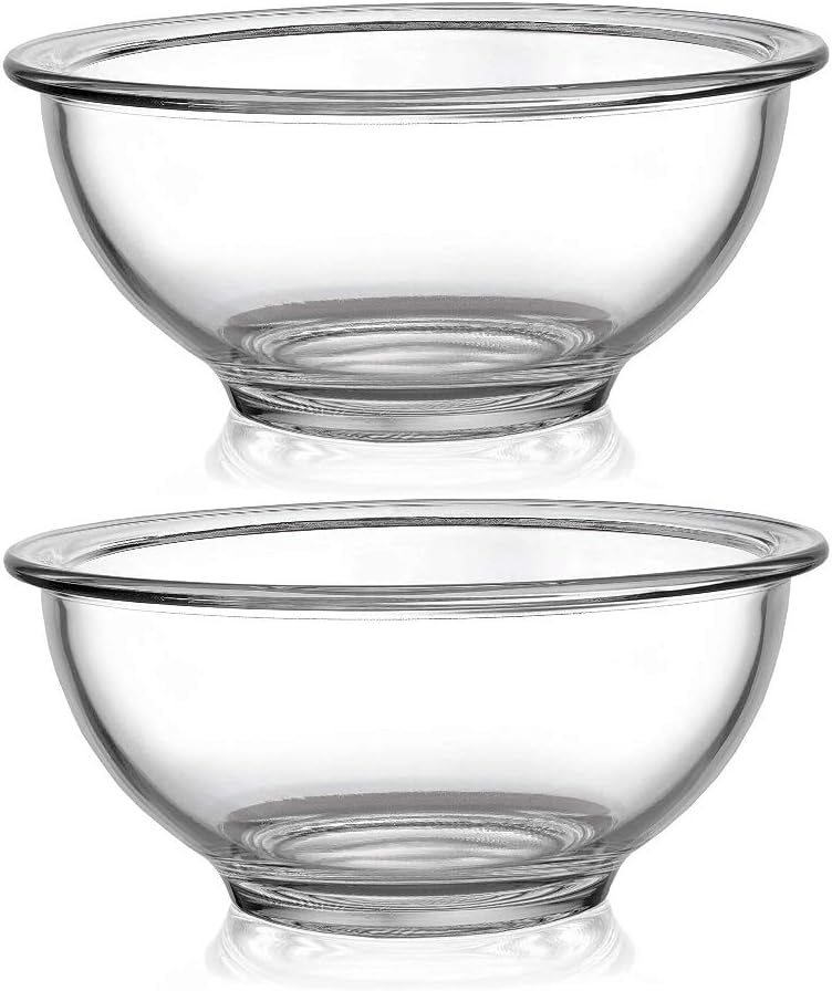 BOVADO USA 1Qt Glass Bowl - Clear Multi-use Glass