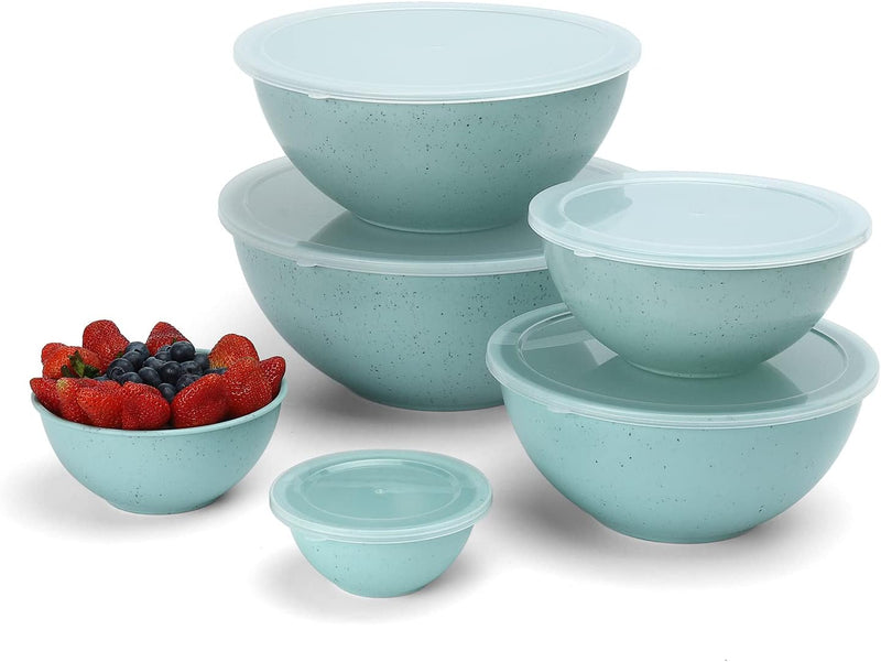 COOK WITH COLOR 12-Piece Nesting Mixing Bowls Set - Blue