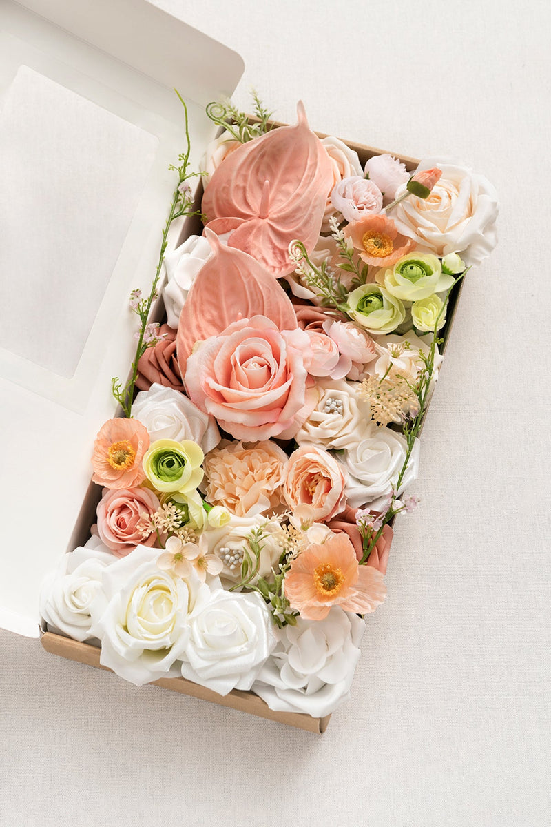 DIY Tropical Citrus  Pink Designer Flower Boxes