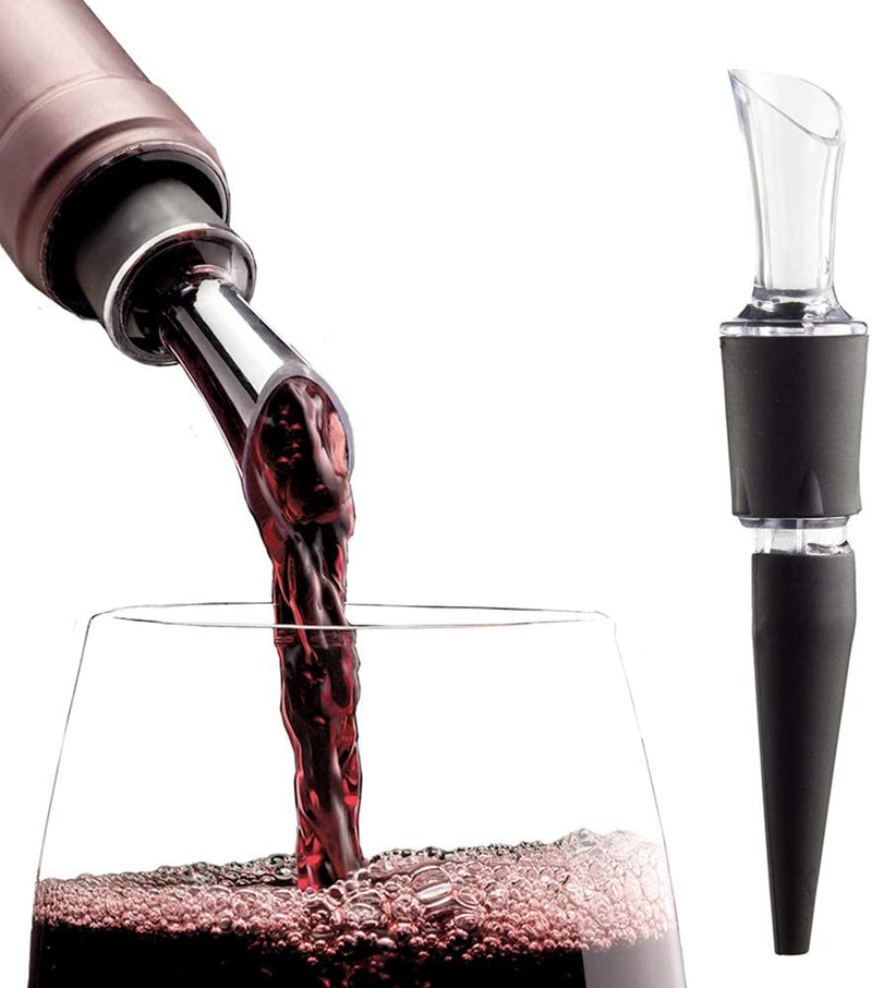 AeraWine 2-Pack Patented Bottle-top Wine Aerator and Pourer - 100% MADE IN THE USA