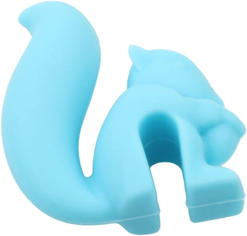 TraveT Silicone Cute Squirrel Tea Bag Silicone Tea Bag Holder 5pcs