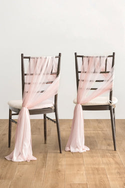 Dusty Rose Aisle  Chair Decor Set