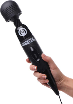 The Original Thunderstick Supercharged Wand Massager, Black Personal Massage Wand For Men, Women, and Couples – Quiet and Powerful Vibration For Back, Neck, Shoulders, and Full Body Relaxation