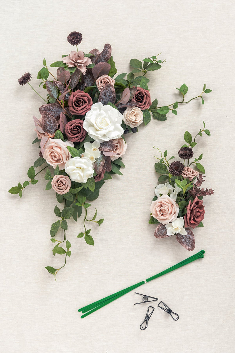 Flower Sign Decor - Dusty Rose Mauve