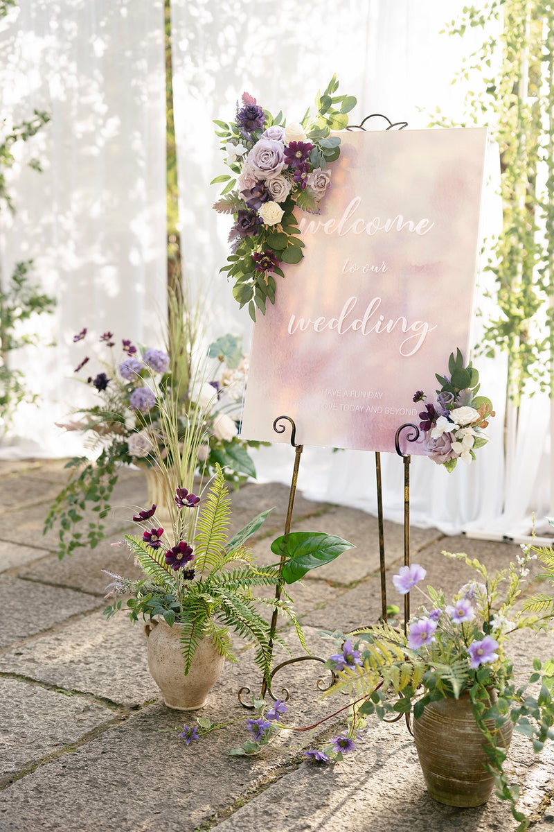 Lilac  Gold Wedding Decor Package - Pre-Arranged