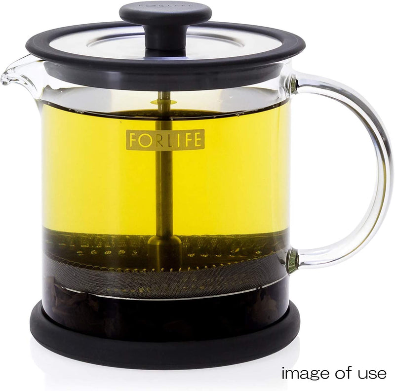 FORLIFE 827 Coffee Press, Clear, Black