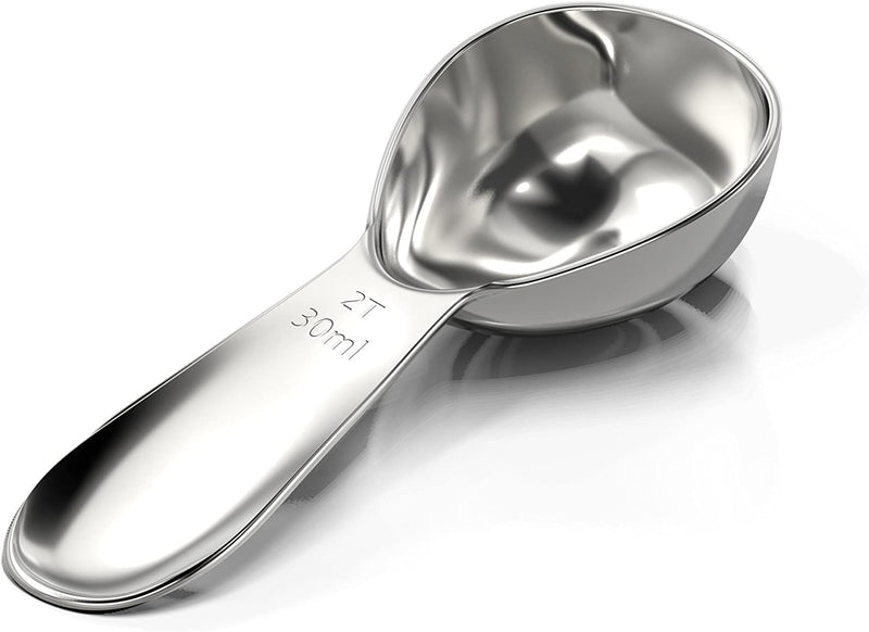 BALCI - Stainless Steel Coffee Scoop (2 Tablespoon Scoop) Exact Measuring Spoon for Coffee, Tea, Sugar, Flour and More! …