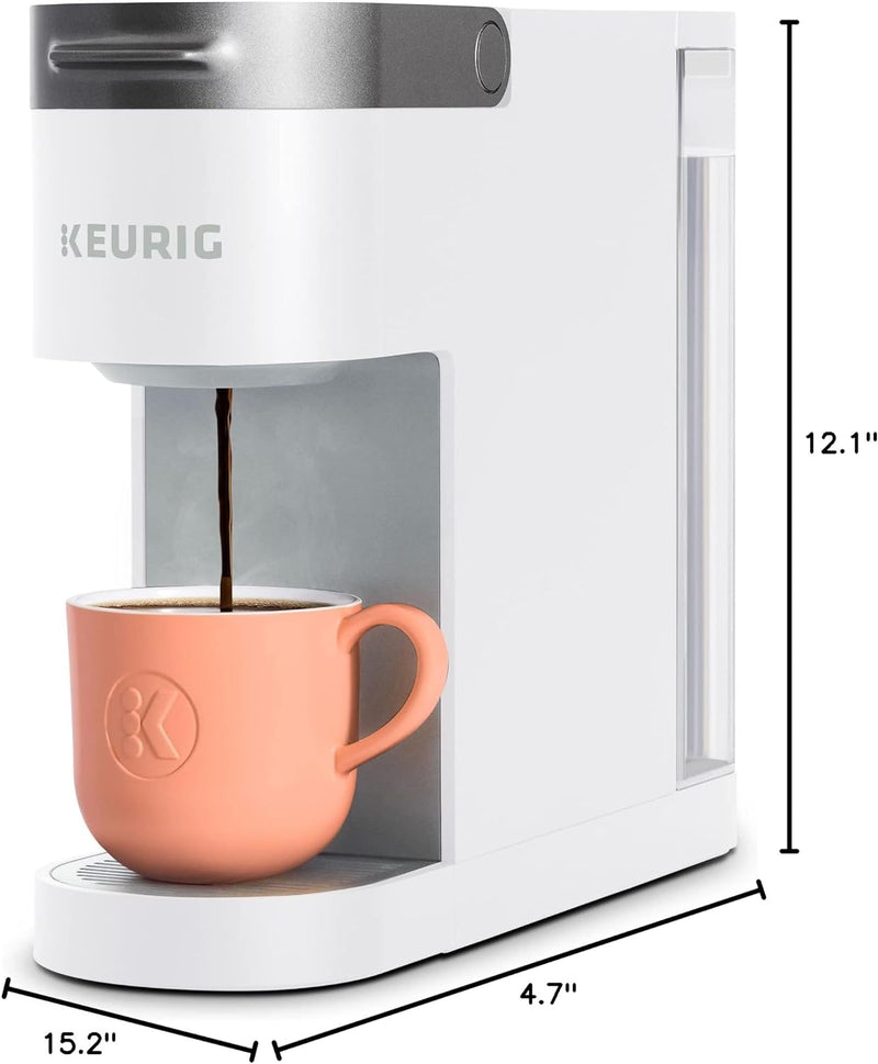 Keurig K- Slim Single Serve K-Cup Pod Coffee Maker, Multistream Technology, White