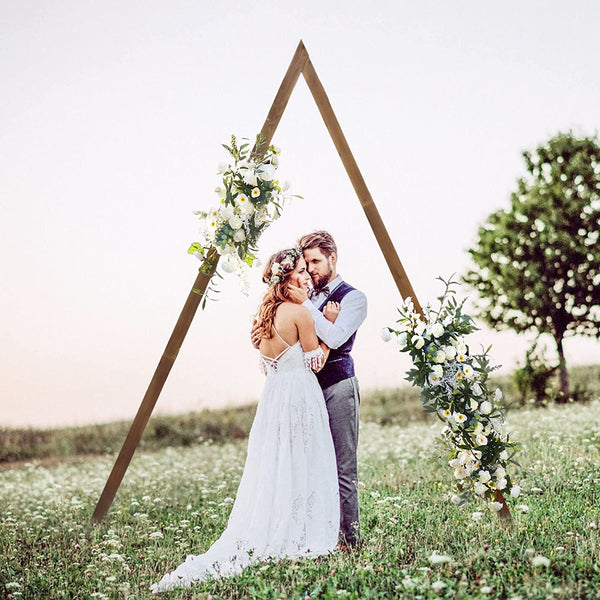 Rustic Wooden Wedding Arch - 102FT Ceremony Decor