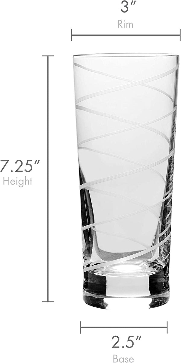 Mikasa Cheers Highball Glass, 19.75-Ounce, Set of 4