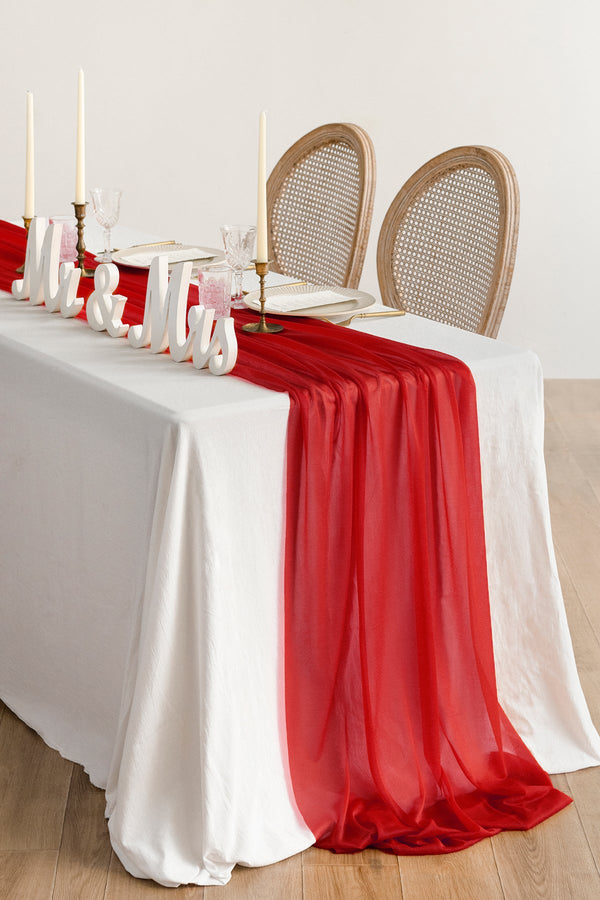 Christmas Red Sparkle Table Linens