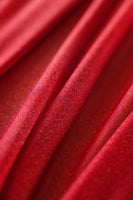Table Linens in Christmas Red & Sparkle