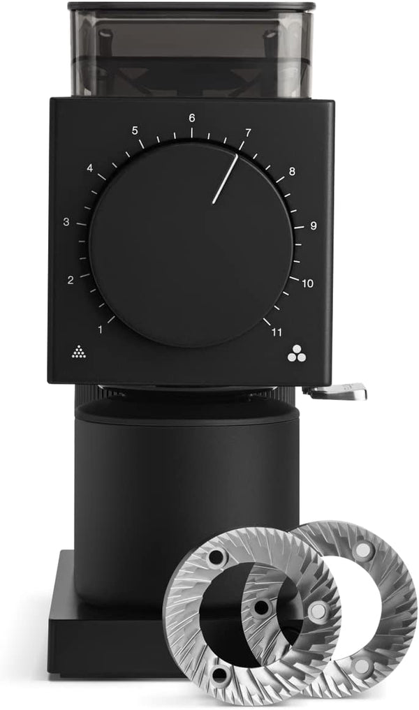 Fellow Gen 2 Ode Brew Grinder - Burr, Electric Coffee Bean Grinder with 31 Settings for Drip, French Press & Cold Brew - Small Footprint - Matte Black