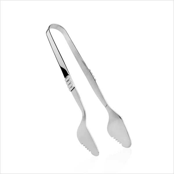 Urban Spoon Ice Tongs, Stainless Steel Ice Tongs for Cocktails, Bar Tools, Serving Tools, 7.6 Inch Metal Tongs