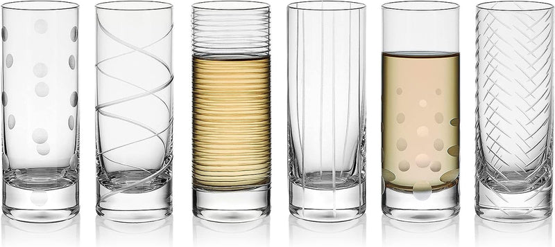 Mikasa Cheers Set of 6 Shot Glasses, 3.5 Ounce