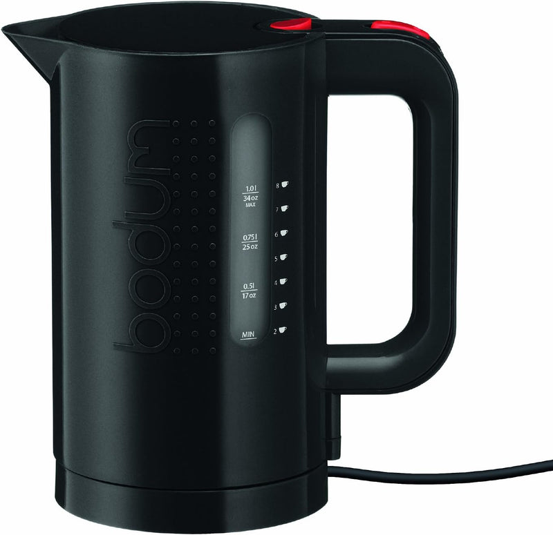 Bodum - 11451-01US Bodum Bistro Electric Water Kettle, Plastic, 17 Ounce, .5 Liter, Black