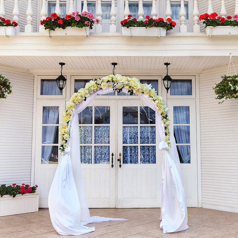 Metal Wedding Arch with Vines  Stakes - Ceremony Decoration
