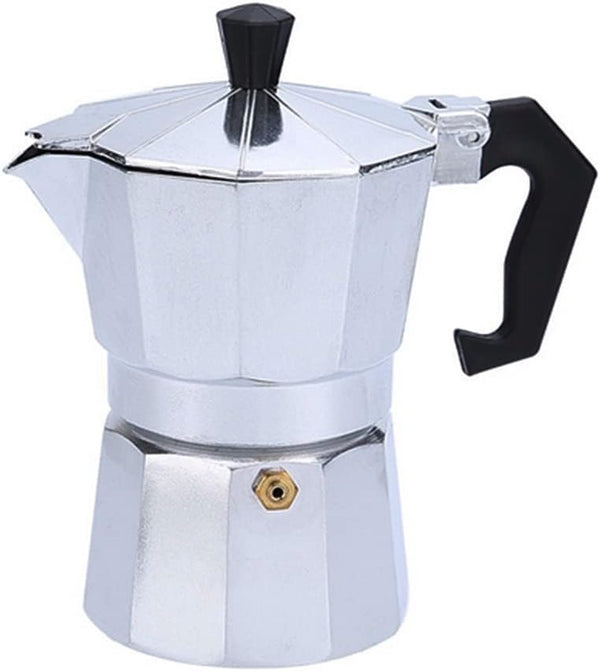 Baukon Aluminum Italian Espresso Coffee Stovetop Maker Pot Percolator (1 Cup / 50 ml)