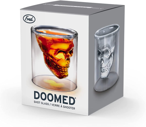 Genuine Fred DOOMED Crystal Skull Shotglass