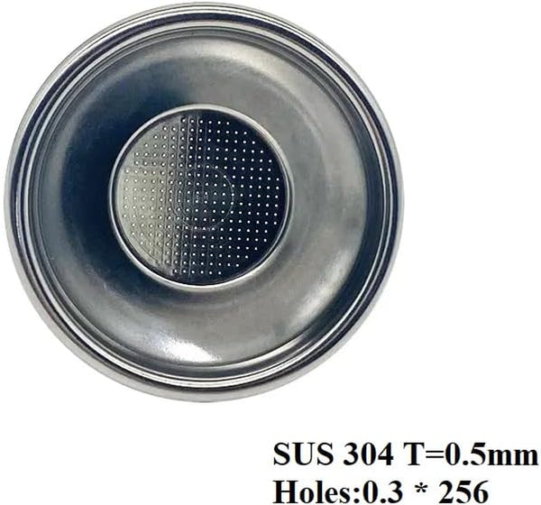 54mm Non Pressurized Filter Basket, Single Cup Sieve for Breville 54mm Portafilter, 10 Grams of Powder Capacity