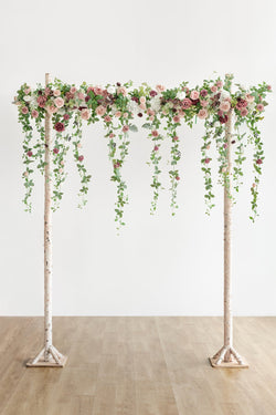 Arch Flower Decor - Dusty Rose  Mauve Hanging