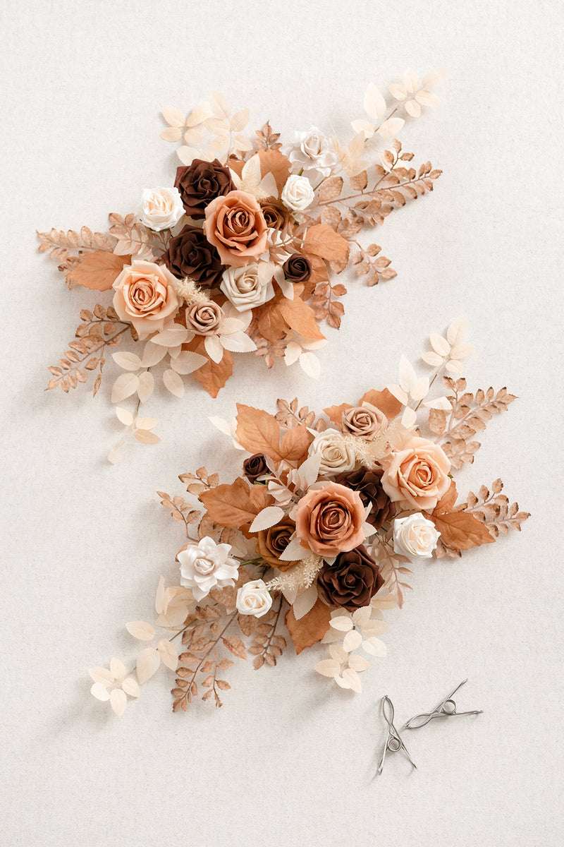 Floral Swags - Rust  Sepia Head Table Decor