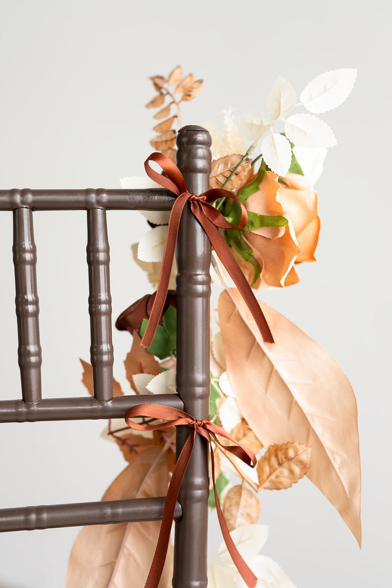 Hanging Wedding Chair Decoration - Rust  Sepia