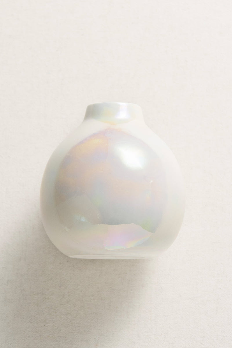 Ceramic Vase - Pearl White