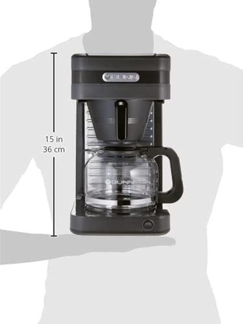 BUNN 52700 CSB2G Speed Brew Elite Coffee Maker Gray, 10-Cup,Grey