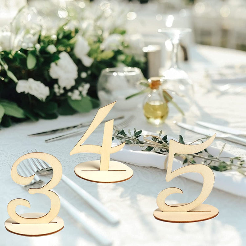 Wedding Table Numbers 