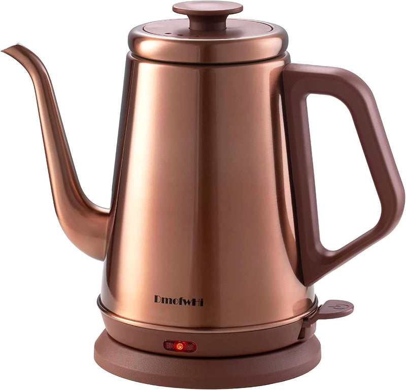 DmofwHi Gooseneck Electric Kettle(1.0L), 100% Stainless Steel BPA Free Classic Pour Over Coffee Kettle | Tea Kettle - Green