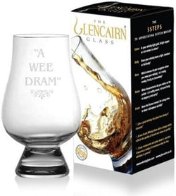 Official Glencairn Crystal Whisky Tasting Glass - A Wee Dram 1 2 4 6 8 Whiskey Glass