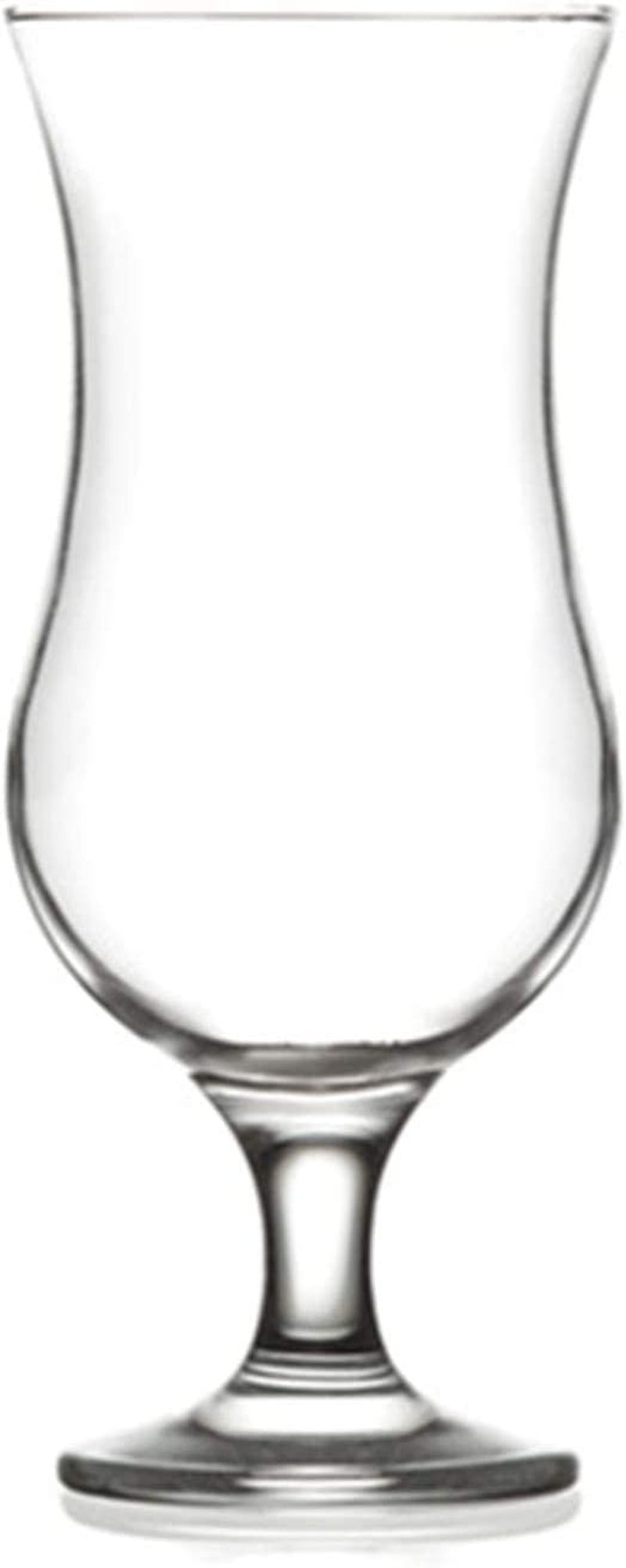 epure Venezia Collection 8 Piece Hurricane Glass Set - Perfect for Drinking Pina Coladas, Cocktails, Full-Bodied Beer, Juice, and Water (Pina Colada (15.5 oz))