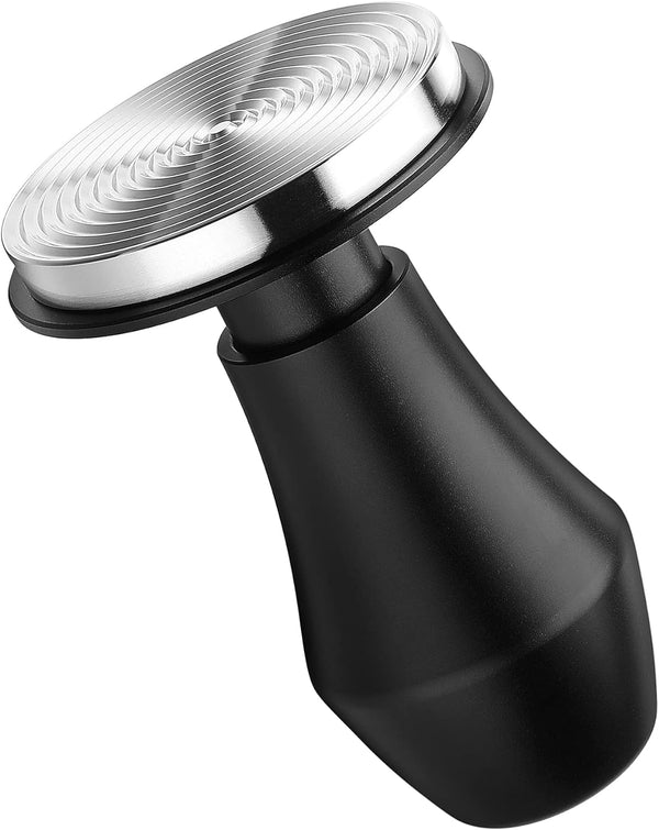 Normcore 53.3mm Spring Loaded Tamper - Espresso Coffee Tamper With Stainless Steel Ripple Base - 15lb / 25lb / 30lbs Replacement Springs - Anodized Aluminum Handle and Stand