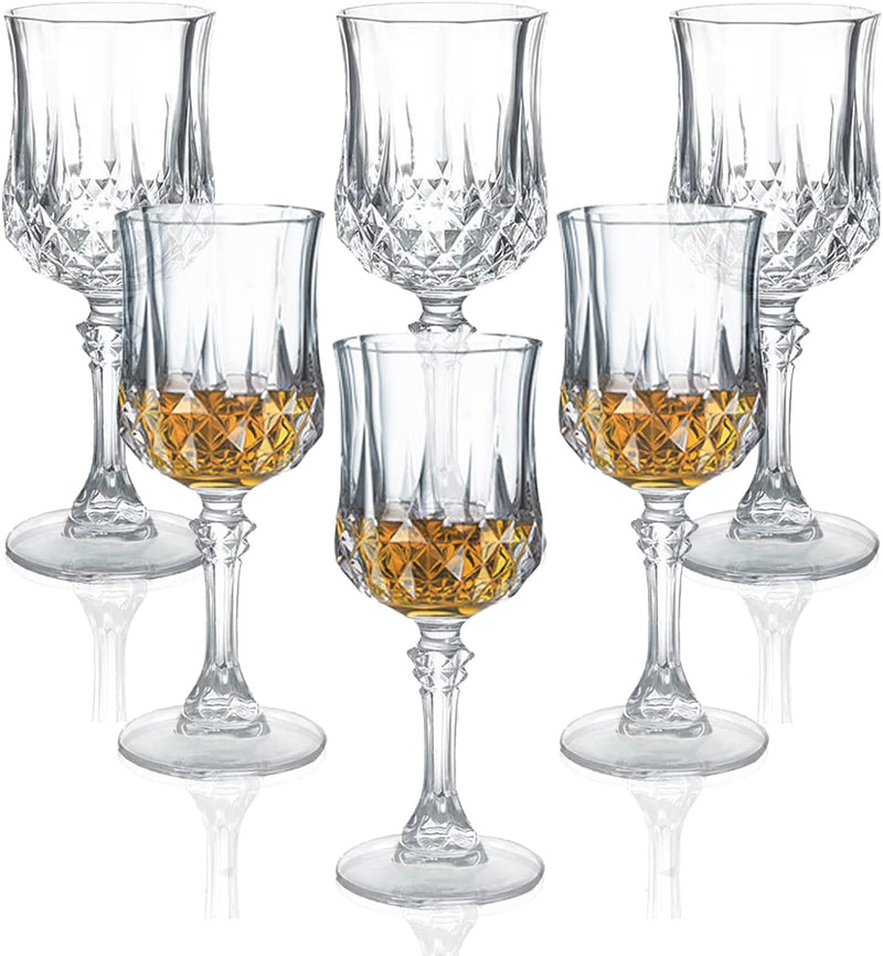 Soopiiso Cordial Glasses,1.7oz/50ml,Shot Glasses Set of 6,shot glasses with stem/tequila shot glasses/Sherry glasses