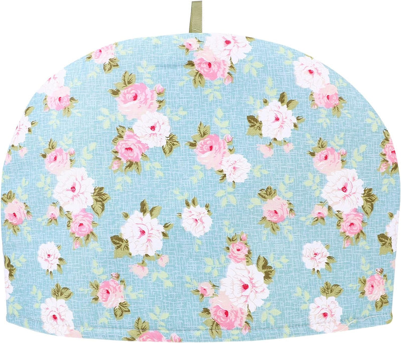 Tea Cosy Cover Teapot Warmer Teapot Cover Warmer Thick Cotton Printing Flower Tea Pot Decor Cover, Tea Cozy for Kitchen Home Tea Pot 33X33X23CM