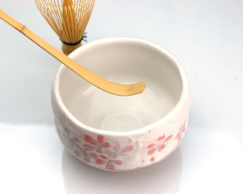 JapanBargain 2202, Bamboo Matcha Scoop Japanese Chashaku Hooked Green Tea Spoon for Tea Ceremony