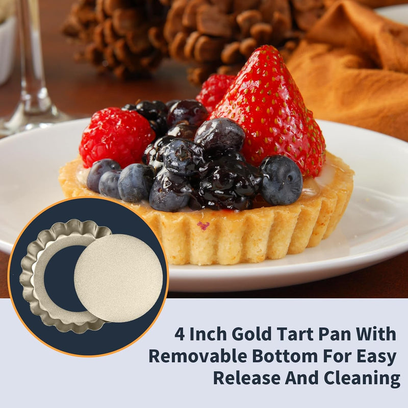 9 Non-Stick Tart Pan - Carbon Steel Construction