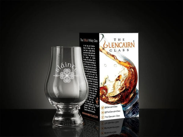 Glencairn Official Scottish Engraved 'Slainte Celtic Cross' Whisky Spirit Tasting Glass 170ml 6 floz
