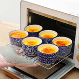 Selamica Ceramic 8 Oz Ramekins, Creme Brulee Ramekins, Oven Safe Baking Dishes/Cups for Souffle Custard Pudding, Small Bowls for Ice Cream Dip, Set of 6, Assorted Colors