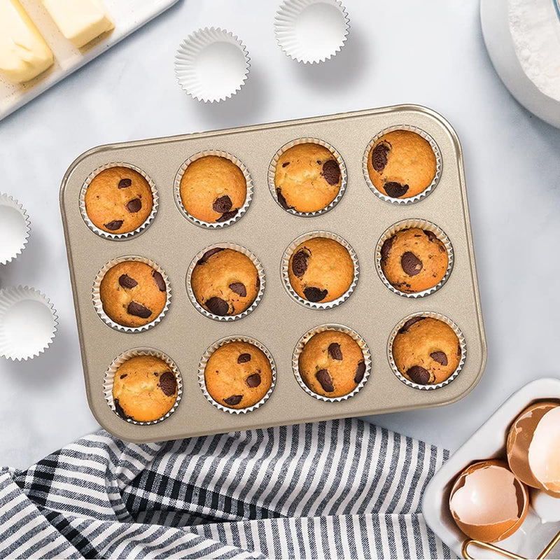 Heavy Duty Nonstick Jumbo Muffin Pan with 6 Large Baking Cups