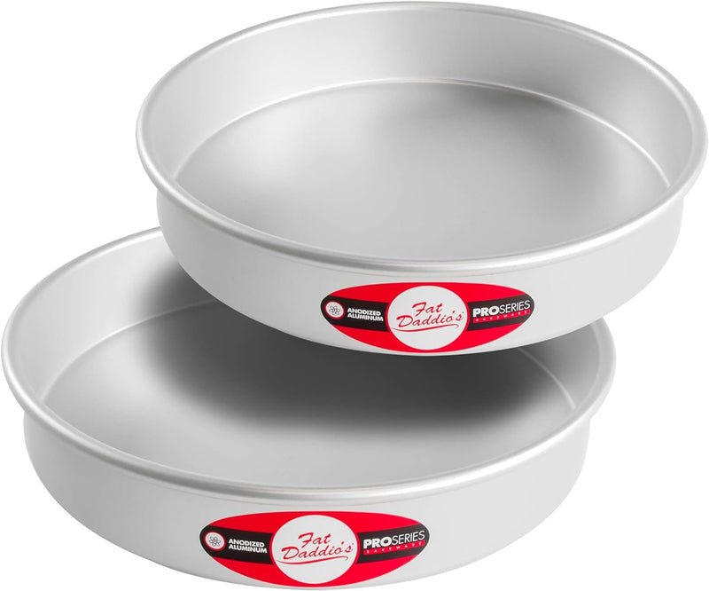 Fat Daddios Anodized Aluminum Round Cake Pan - 8x4 inch