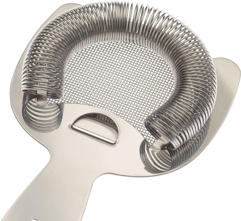 Barfly Fine Mesh Spring Strainer, Stainless Steel